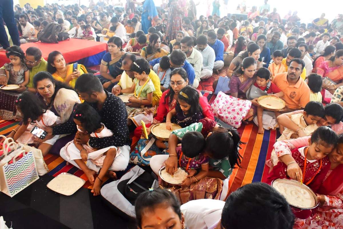 RVK – Hulimangala Conducted Aksharabhyasa Ceremony (17)