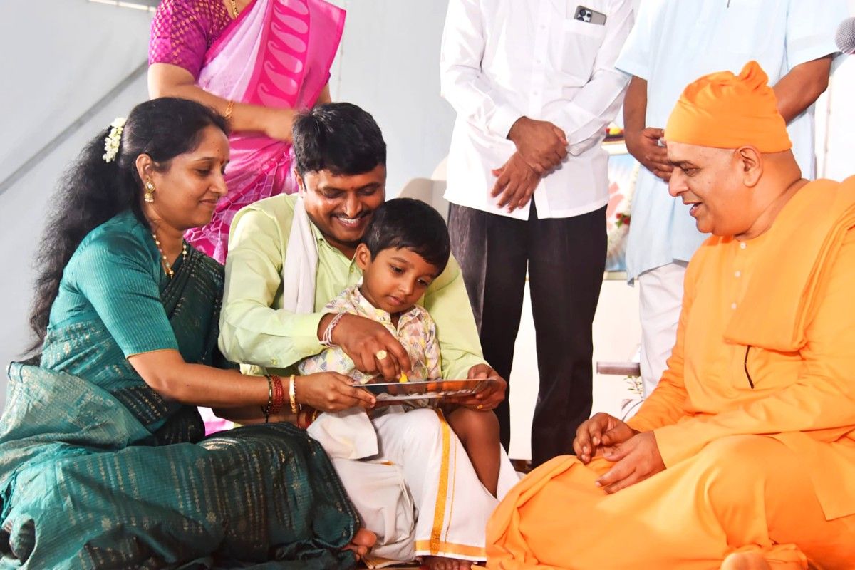RVK – Hulimangala Conducted Aksharabhyasa Ceremony (25)