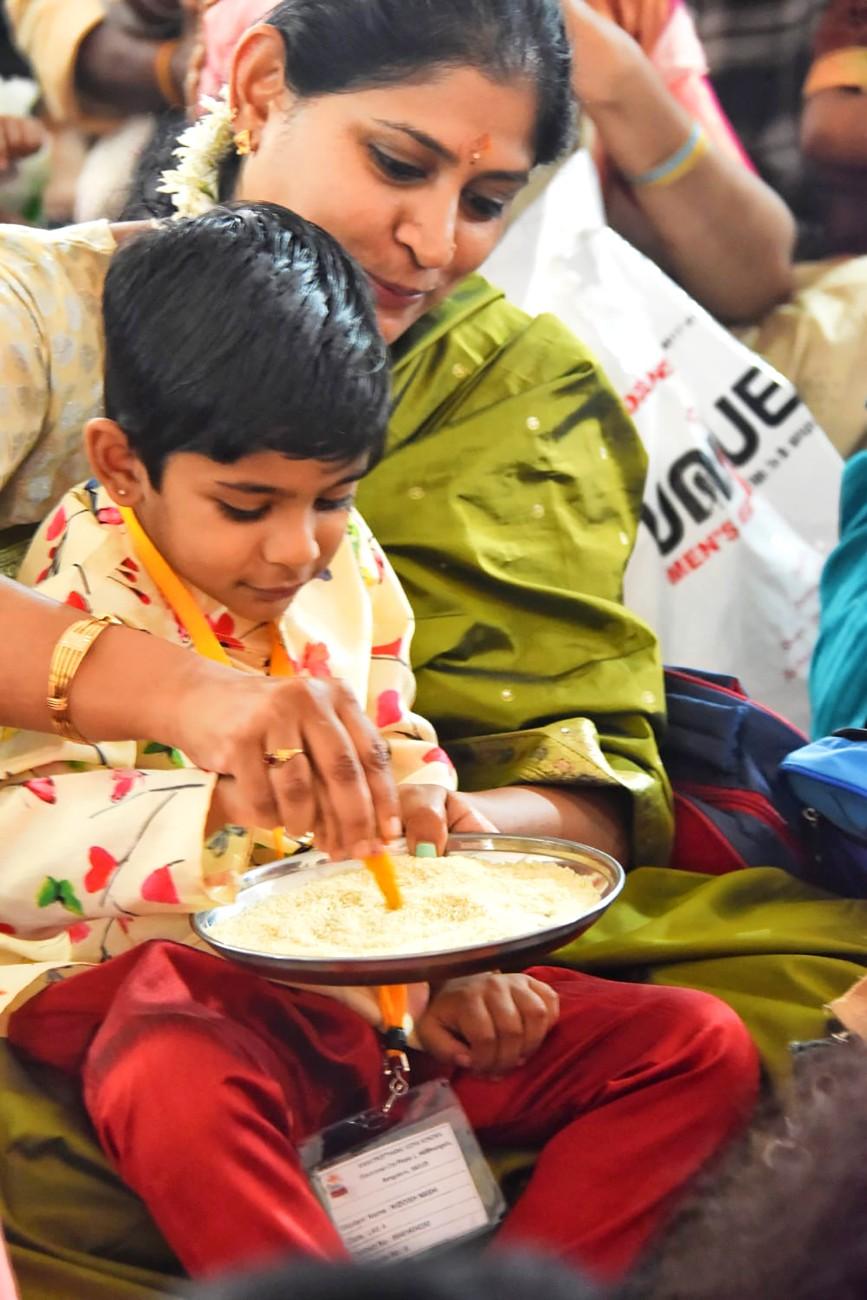 RVK – Hulimangala Conducted Aksharabhyasa Ceremony (30)