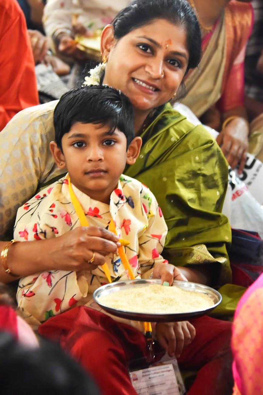 RVK – Hulimangala Conducted Aksharabhyasa Ceremony (32)