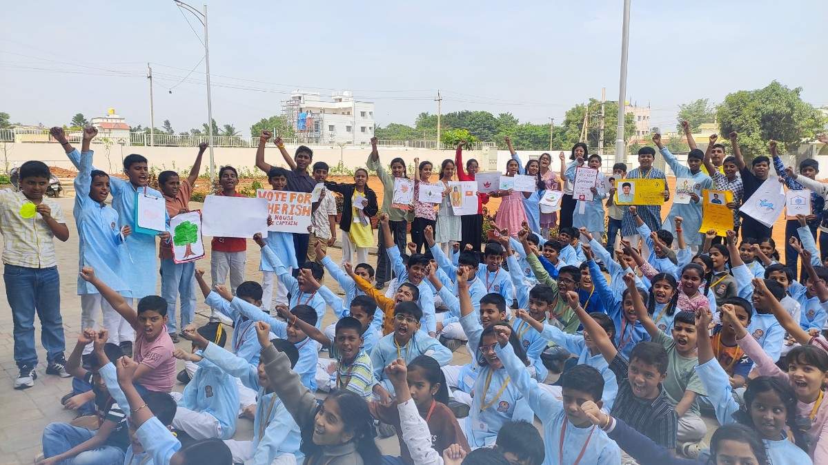 School Election Campaign in RVK - Hulimangala (2)