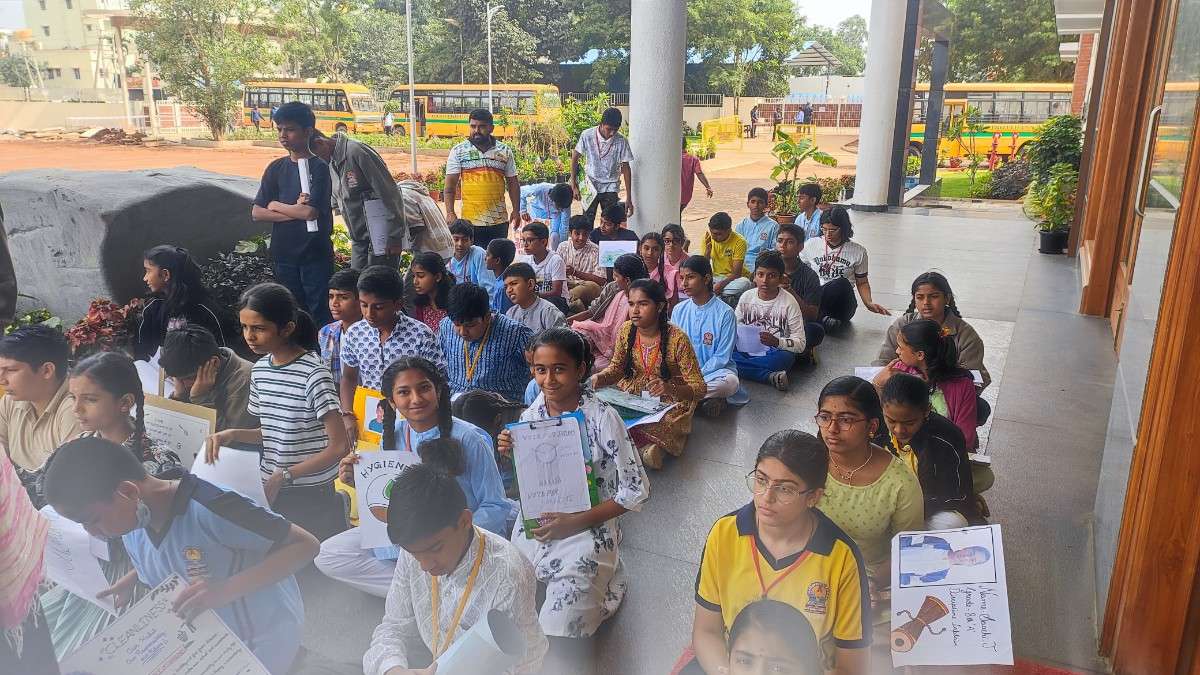 School Election Campaign in RVK - Hulimangala (4)