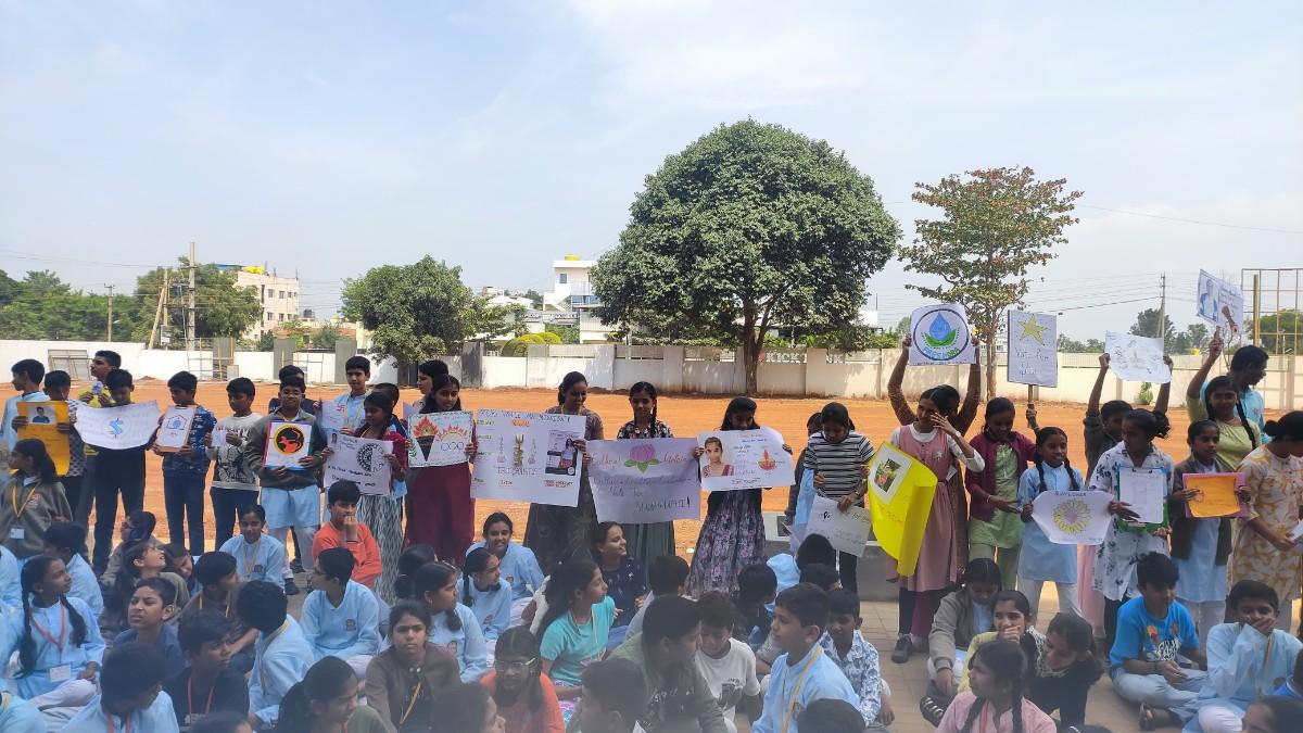 School Election Campaign in RVK - Hulimangala (6)