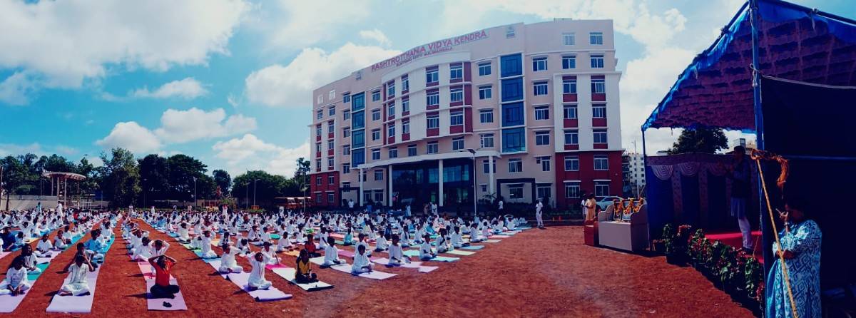 The 12th International Yoga Day Observes in RVK - Hulimangala (13)
