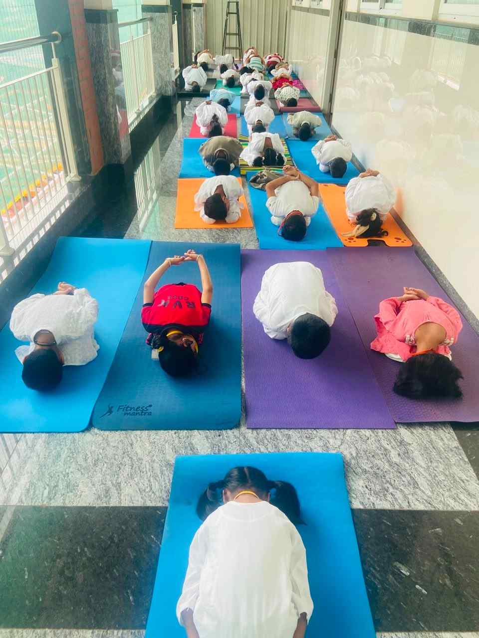 The 12th International Yoga Day Observes in RVK - Hulimangala (14)