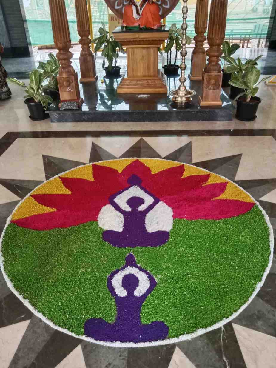 The 12th International Yoga Day Observes in RVK - Hulimangala (61)