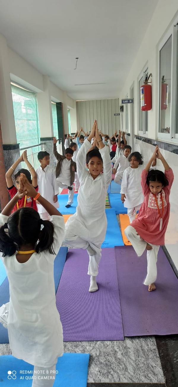The 12th International Yoga Day Observes in RVK - Hulimangala (62)