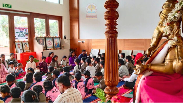RVK - Hulimangala Celebrates Azad and Tilak Jayanti (4)