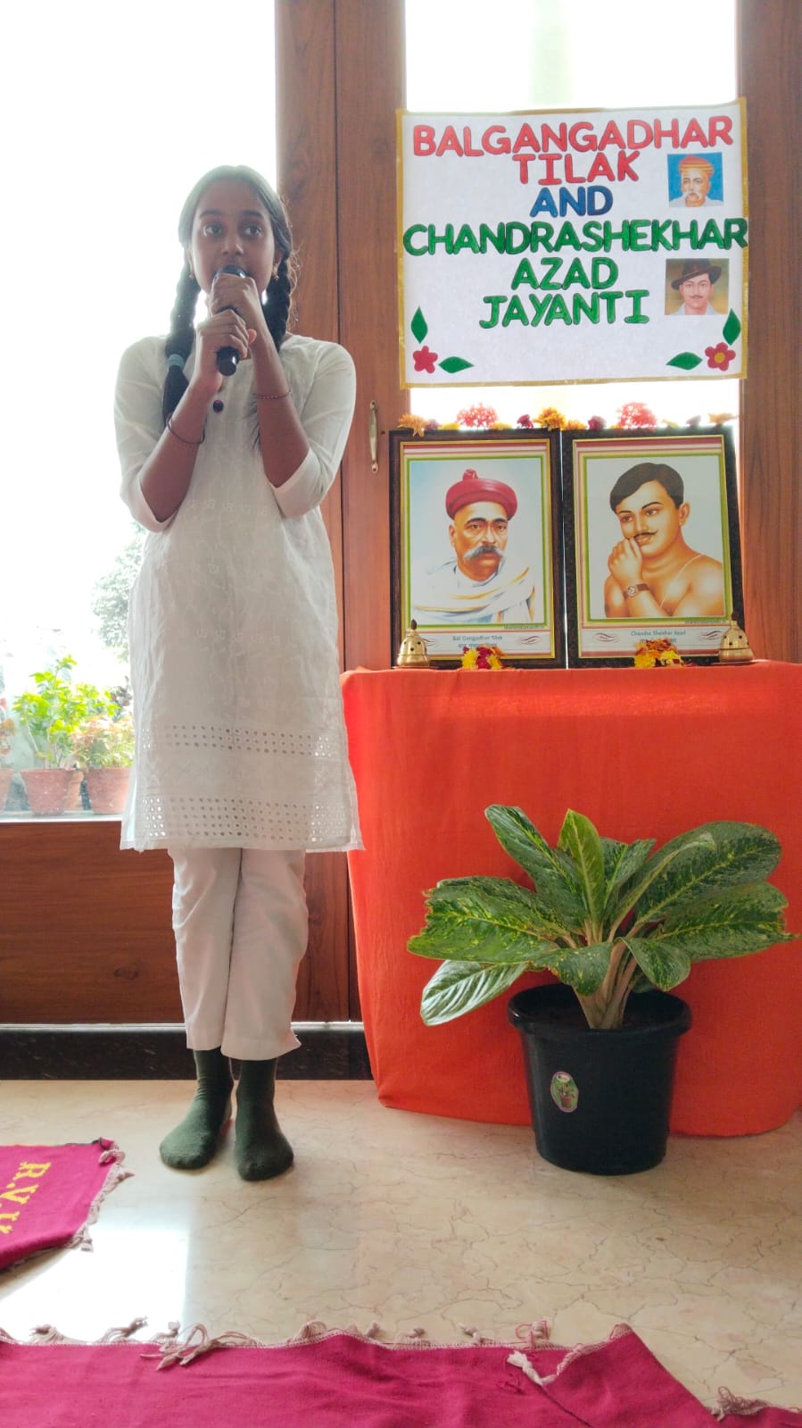 RVK - Hulimangala Celebrates Azad and Tilak Jayanti (7)