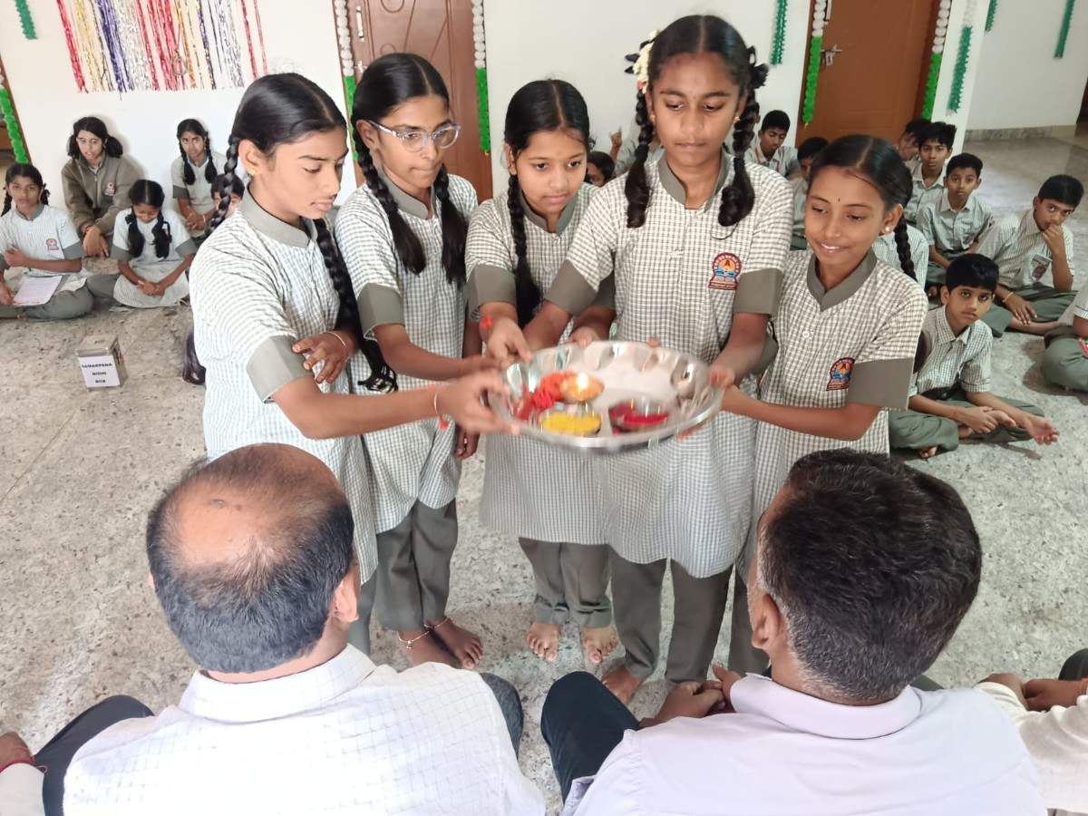 Raksha Bandhan Celebrated at RVK - Hulimangala (11)