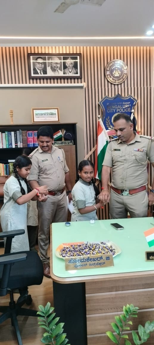 Raksha Bandhan Celebrated at RVK - Hulimangala (13)