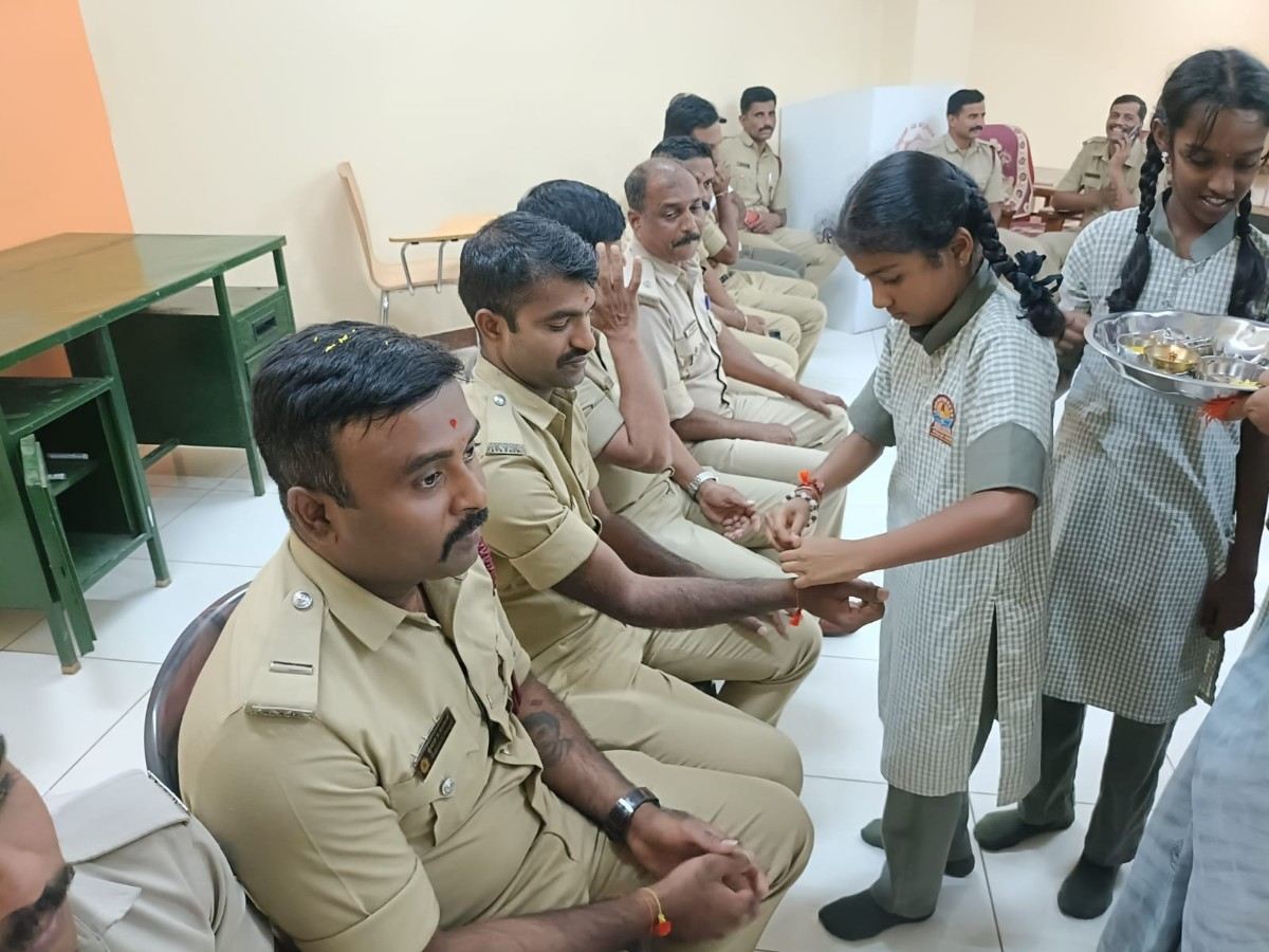 Raksha Bandhan Celebrated at RVK - Hulimangala (4)