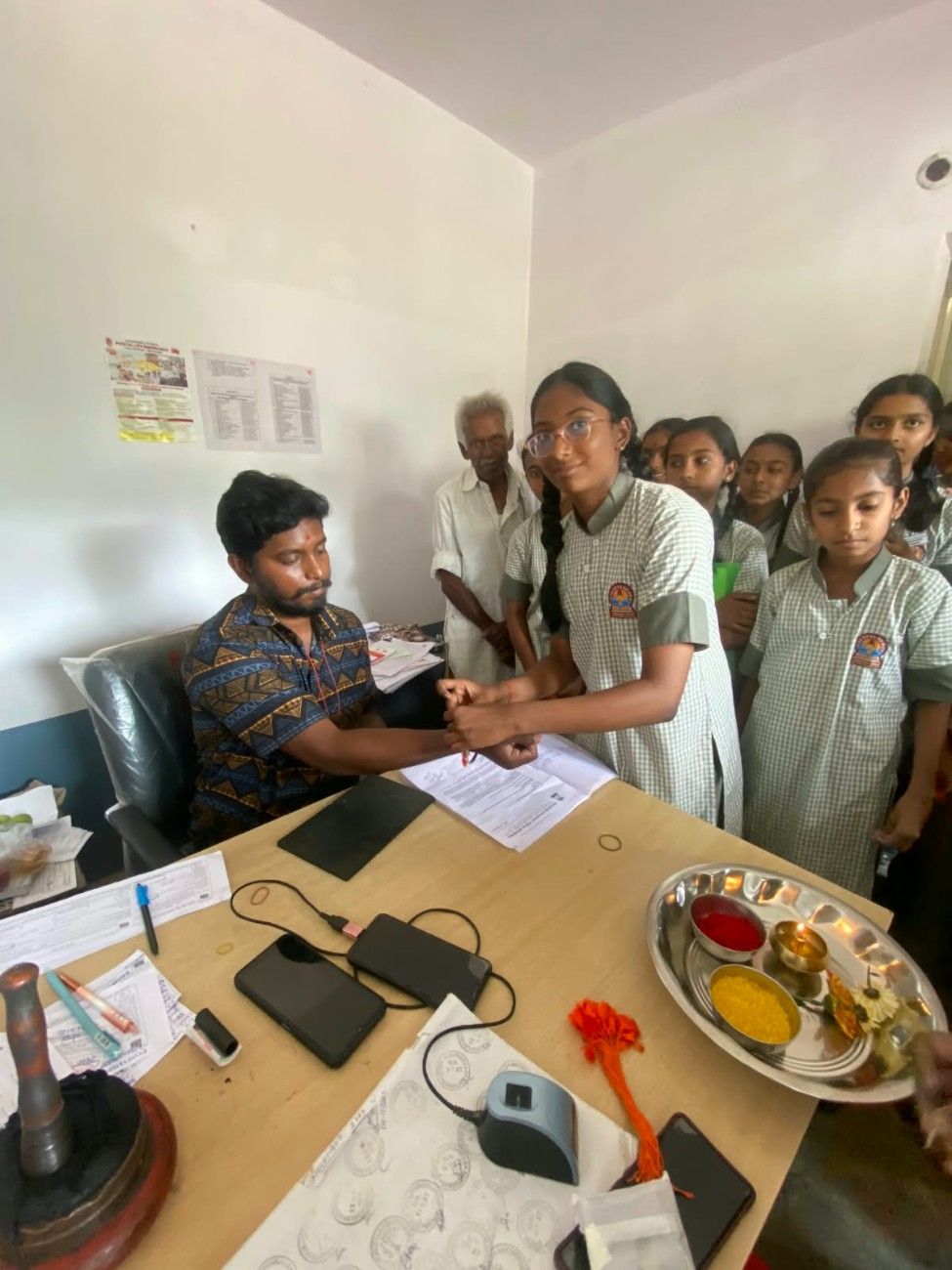 Raksha Bandhan Celebrated at RVK - Hulimangala (6)